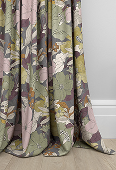 Maisie, Aubergine - Made to Measure Curtains